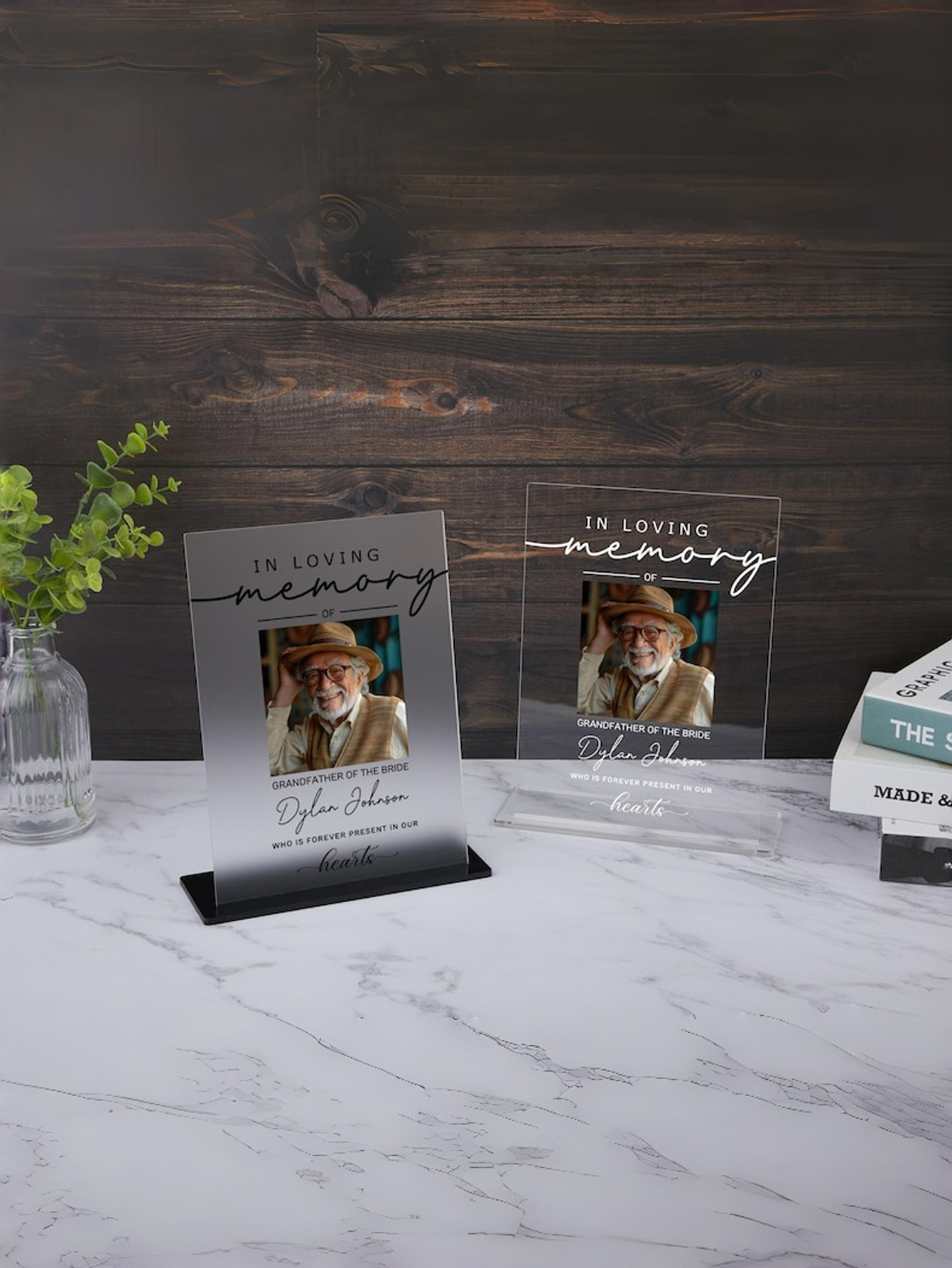 Heartfelt Memorial Custom Gifts Commemorative Acrylic Memorial and Condolence Gifts